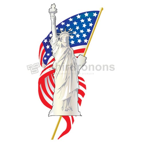 Statue of Liberty T-shirts Iron On Transfers N8077 - Click Image to Close